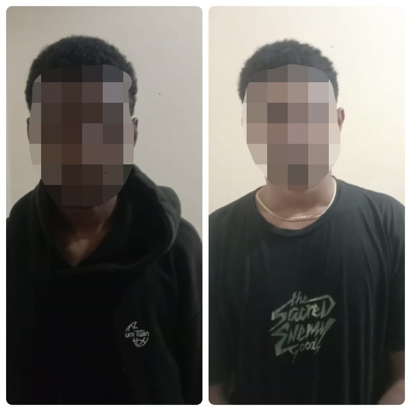 Dua Pemuda bawa ganja di Pelabuhan Jayapura di Bekuk Polisi/istimewa