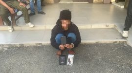 Pelaku Jambret Handphone/istimewa