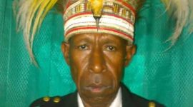 Ketua Kerukunan Keluarga Pegunungan Tengah, Kabupaten Keerom Simon Kosay /istimewa