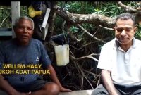Tokoh adat papua Wellem Haay/istimewa