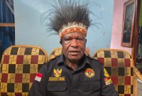 Ketua Lembaga Masyarakat Adat (LMA) Papua Pegunungan Malaikat Alpius Tabuni.