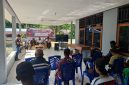 Keondoafian Kampung Skouw Sae di Distrik Muara Tami, Kota Jayapura, menggelar kegiatan nonton bareng (nobar) dan bakti sosial.