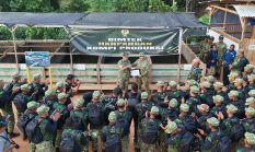 Yonif TP 810/BEM Dorong Kemandirian Pangan Lewat Pelatihan Teritorial di Jayapura