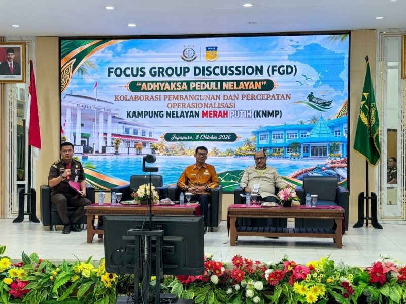 Memperkuat kolaborasi demi kesejahteraan nelayan! Kejaksaan Tinggi Papua bersama Dinas Kelautan dan Perikanan Provinsi Papua resmi menandatangani Perjanjian Kerja Sama (PKS) serta menggelar FGD 